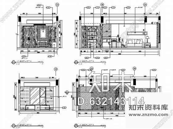 施工图山西垃圾焚烧发电厂内现代风格公寓楼室内装修施工图cad施工图下载【ID:632143114】