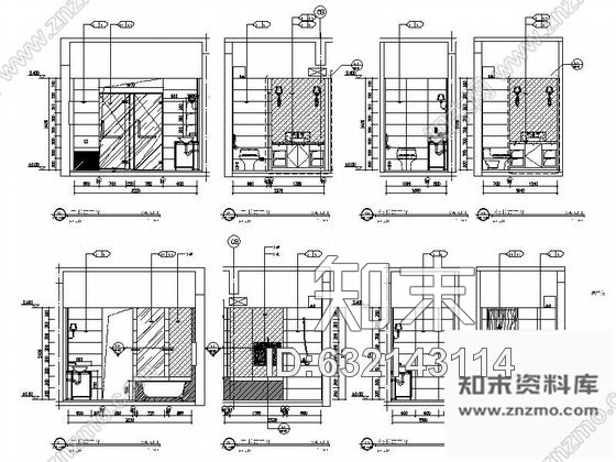 施工图山西垃圾焚烧发电厂内现代风格公寓楼室内装修施工图cad施工图下载【ID:632143114】