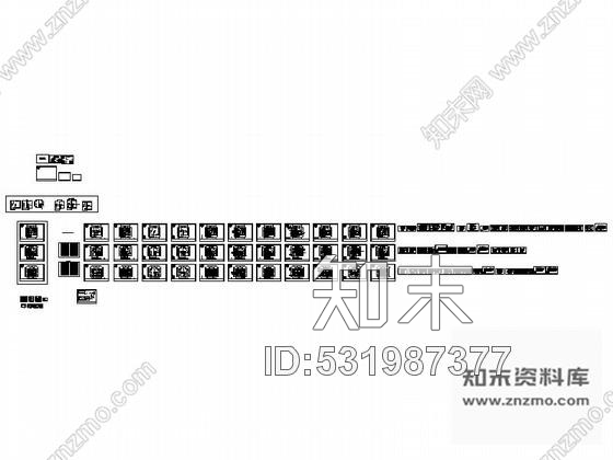 施工图福建某时尚三层别墅全套施工图cad施工图下载【ID:531987377】