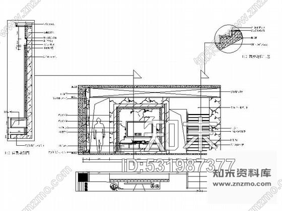 施工图福建某时尚三层别墅全套施工图cad施工图下载【ID:531987377】