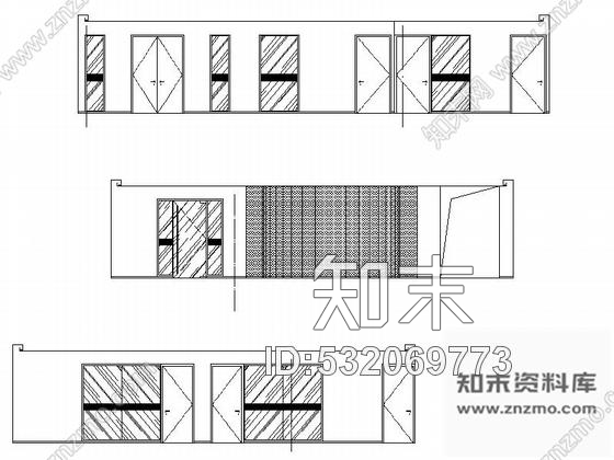 施工图内蒙高档酒店区域内现代风格金融机构室内装修施工图含效果cad施工图下载【ID:532069773】