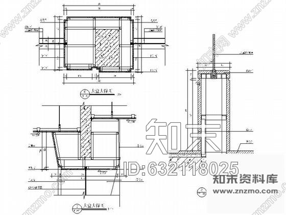施工图东莞休闲会所大堂室内装修图cad施工图下载【ID:632118025】