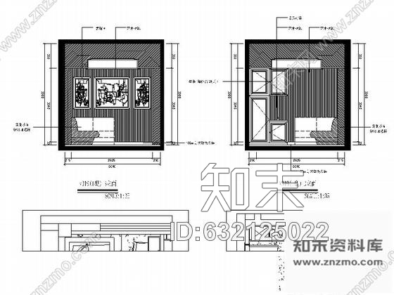 施工图福建欧式豪华音乐会所包厢设计施工图cad施工图下载【ID:632125022】