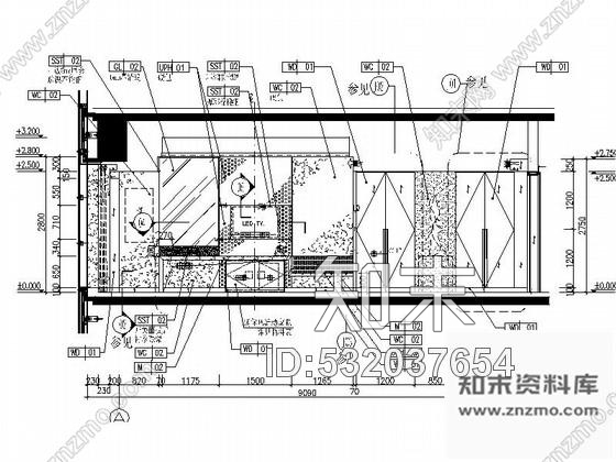 施工图河北某五星级豪华酒店标准双人间室内装修施工图cad施工图下载【ID:532037654】