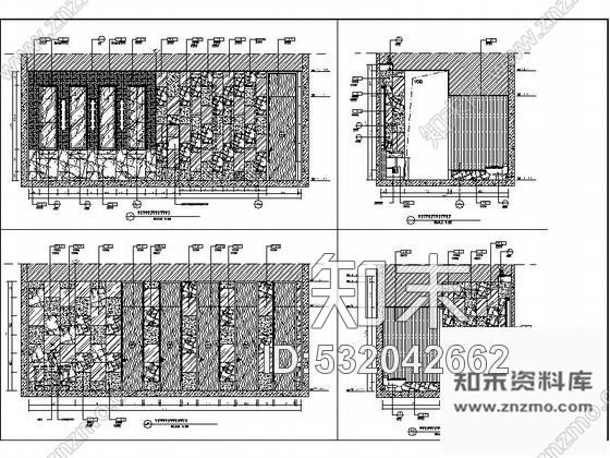 施工图重庆某酒店海鲜城公共卫生间施工图cad施工图下载【ID:532042662】