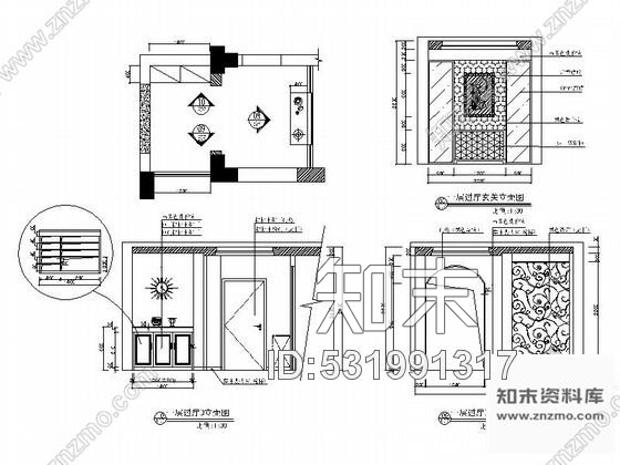 施工图江西贵气乡村双层别墅室内装修图含效果cad施工图下载【ID:531991317】