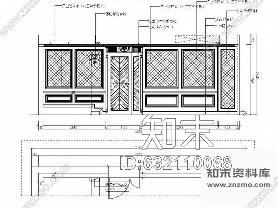 施工图杭州精英会所私家影院室内设计装修图含效果图施工图下载【ID:632110068】