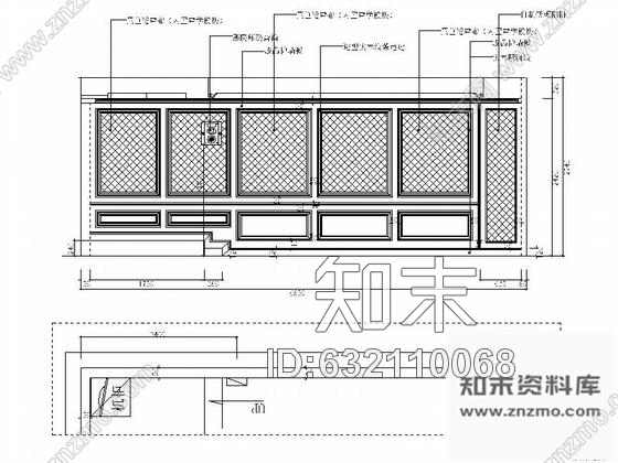 施工图杭州精英会所私家影院室内设计装修图含效果图施工图下载【ID:632110068】