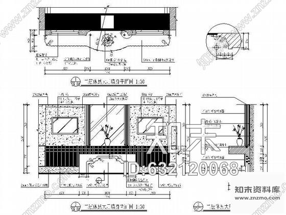 施工图洗浴城休息大厅装修图cad施工图下载【ID:632120068】