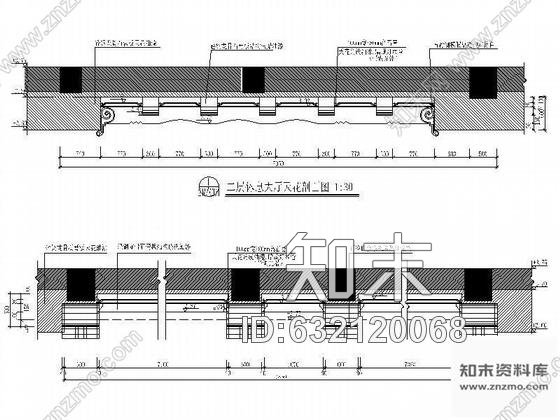 施工图洗浴城休息大厅装修图cad施工图下载【ID:632120068】