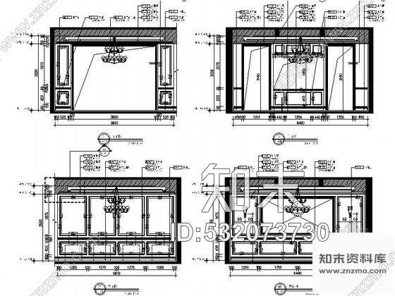施工图山东某小区售楼处室内装修施工图cad施工图下载【ID:532073730】