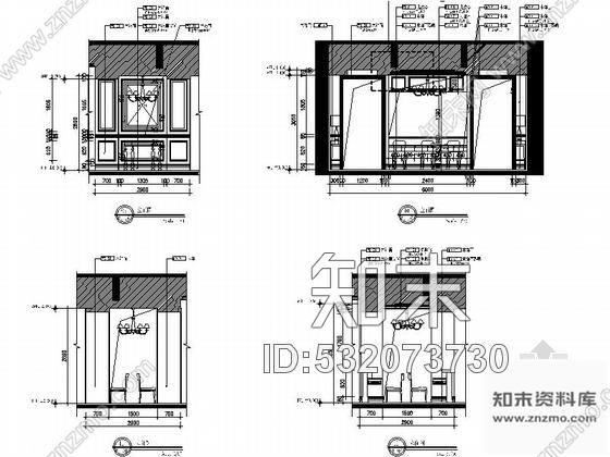 施工图山东某小区售楼处室内装修施工图cad施工图下载【ID:532073730】