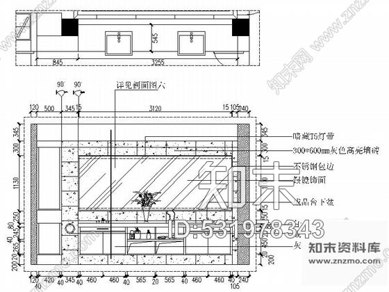 施工图扬州精品现代风格三层联排别墅样板间CAD装修施工图含效果cad施工图下载【ID:531978343】