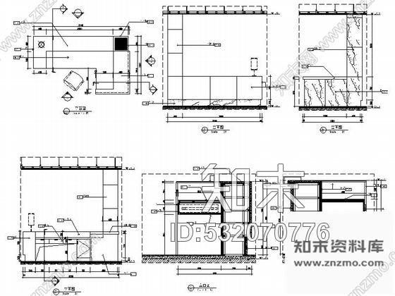 施工图武汉经典古典新中式售楼中心装修设计施工图含实景效果及手绘图cad施工图下载【ID:532070776】