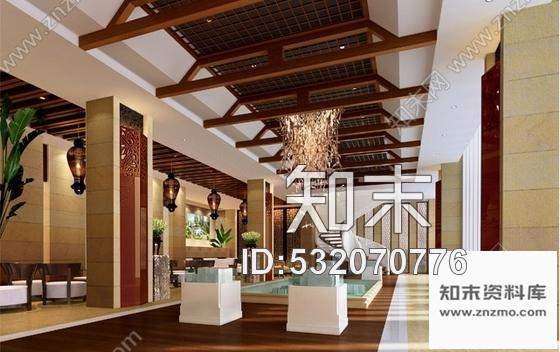 施工图武汉经典古典新中式售楼中心装修设计施工图含实景效果及手绘图cad施工图下载【ID:532070776】