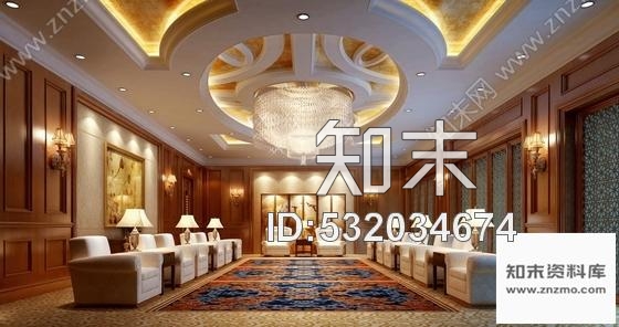 施工图江苏新古典主义风格酒店贵宾楼室内装修CAD施工图含效果cad施工图下载【ID:532034674】