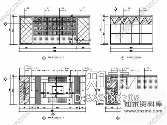 图块/节点现代会所包间装修详图cad施工图下载【ID:832186705】