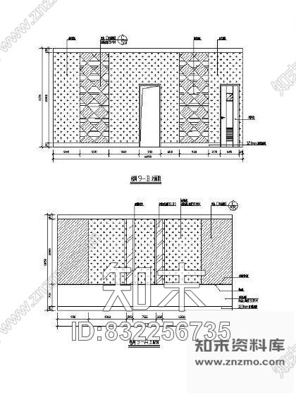 图块/节点娱乐会所包房空间Ⅵcad施工图下载【ID:832256735】