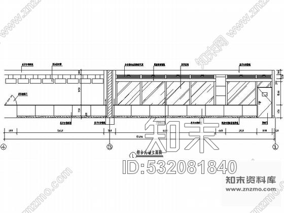 施工图安徽某大型办公服务大厅室内设计CAD施工图施工图下载【ID:532081840】