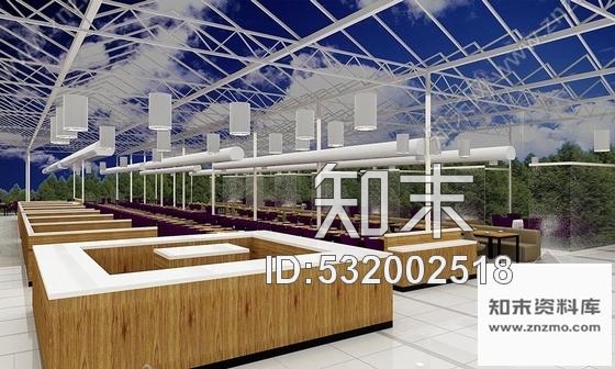 施工图原创拉风的度假村玻璃餐厅室内设计含效果图cad施工图下载【ID:532002518】