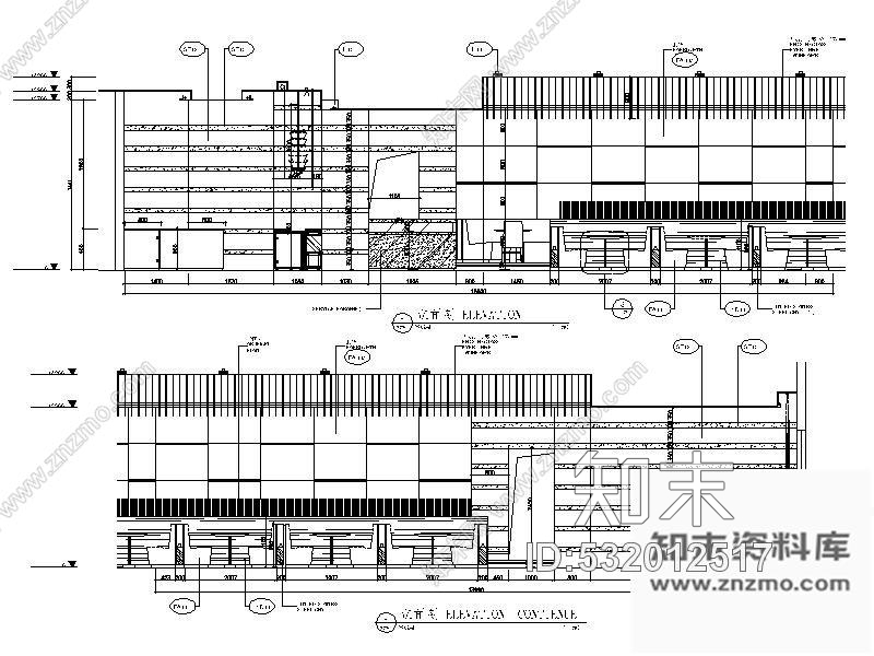 施工图广州某酒店一层全日餐厅施工图cad施工图下载【ID:532012517】