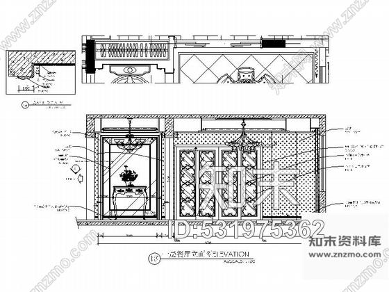 施工图精品豪华气质四层欧式风格大别墅室内装修施工图cad施工图下载【ID:531975362】