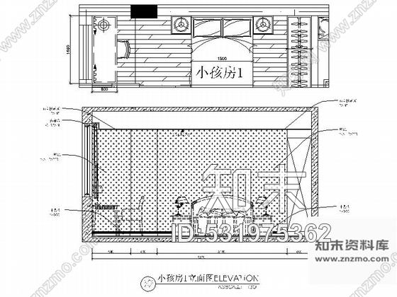 施工图精品豪华气质四层欧式风格大别墅室内装修施工图cad施工图下载【ID:531975362】