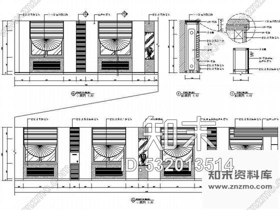 施工图某大餐厅装修图cad施工图下载【ID:532013514】