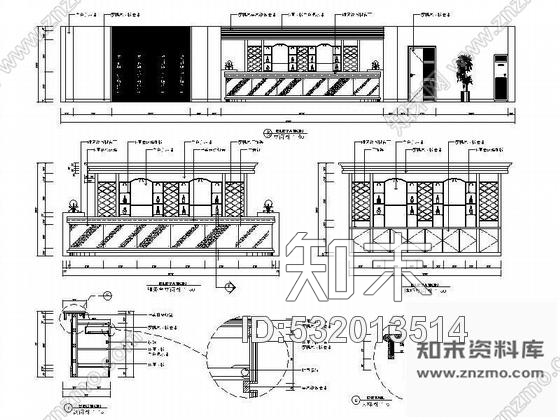 施工图某大餐厅装修图cad施工图下载【ID:532013514】