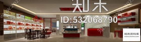施工图河南省级农业龙头企业典雅新中式茶叶专卖店装修施工图含效果cad施工图下载【ID:532068790】