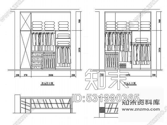 施工图某双层别墅设计方案图cad施工图下载【ID:531990365】