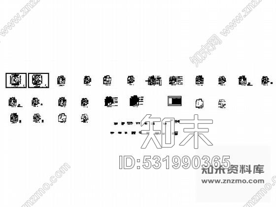 施工图某双层别墅设计方案图cad施工图下载【ID:531990365】