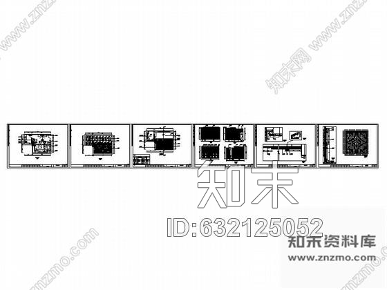 施工图北京豪华欧式会所KTV包间装修图cad施工图下载【ID:632125052】