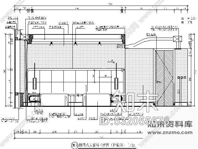 施工图酒店包房设计方案图cad施工图下载【ID:532055678】