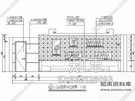 施工图广东清远市某民俗风情酒店KTV施工图cad施工图下载【ID:632126093】