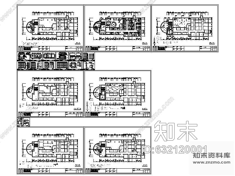 施工图600浴室施工图含效果cad施工图下载【ID:632120001】