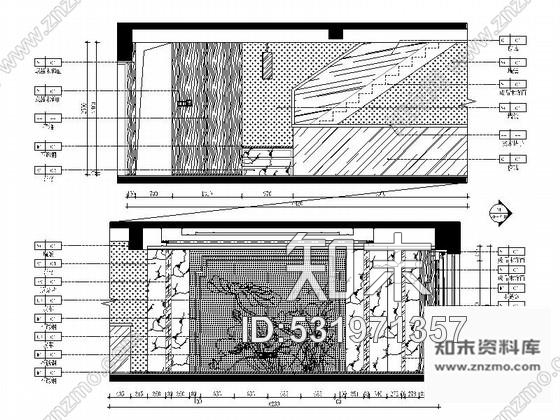 施工图浙江现代中式三层别墅样板间室内装修图含实景和效果cad施工图下载【ID:531971357】