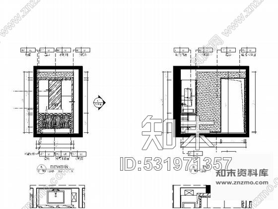 施工图浙江现代中式三层别墅样板间室内装修图含实景和效果cad施工图下载【ID:531971357】