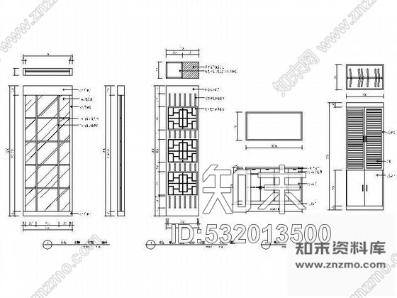 施工图某川菜馆室内设计方案cad施工图下载【ID:532013500】