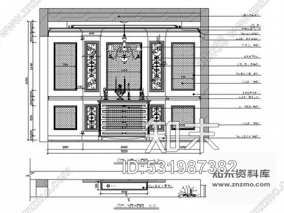 施工图精品现代简约三层别墅室内装修设计图(含效果cad施工图下载【ID:531987382】