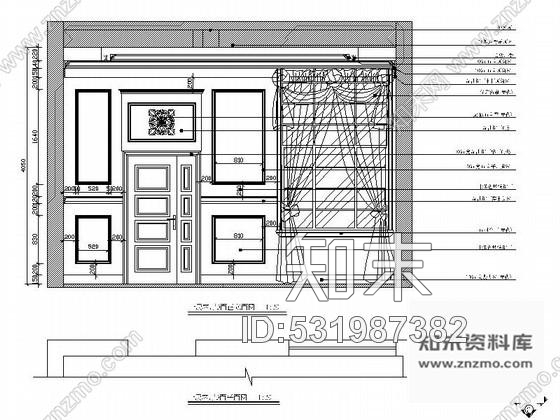 施工图精品现代简约三层别墅室内装修设计图(含效果cad施工图下载【ID:531987382】