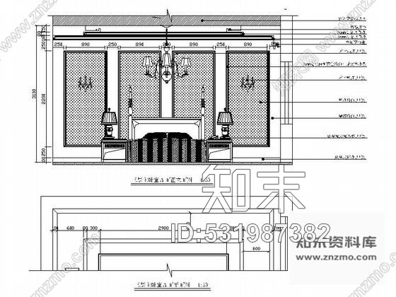 施工图精品现代简约三层别墅室内装修设计图(含效果cad施工图下载【ID:531987382】