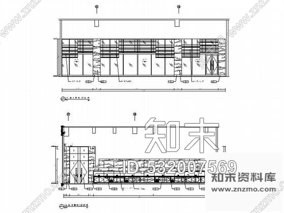 施工图江苏某知名酒店全日制餐厅室内施工图含效果cad施工图下载【ID:532007569】