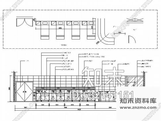 施工图东莞某人民医院6号住院楼室内装修图cad施工图下载【ID:632141151】