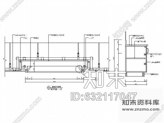 施工图某洗浴中心女浴区设计装修图cad施工图下载【ID:632117047】