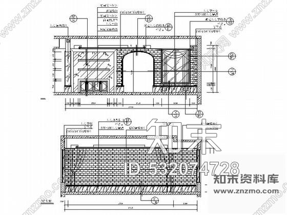 施工图某别墅售楼处室内装修图cad施工图下载【ID:532074728】