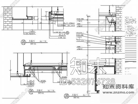 施工图某别墅售楼处室内装修图cad施工图下载【ID:532074728】