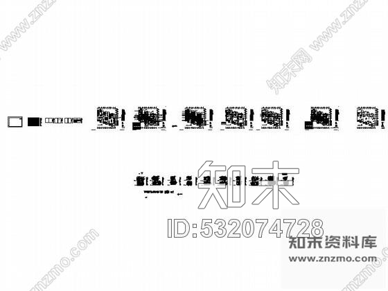 施工图某别墅售楼处室内装修图cad施工图下载【ID:532074728】