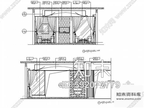 施工图四川某时尚售楼处室内装修施工图含效果cad施工图下载【ID:532072779】