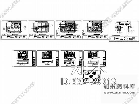 施工图豪华KTV包厢室内装修图Ⅵcad施工图下载【ID:632129013】